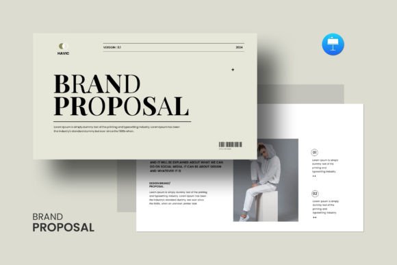 Download Brand Proposal Keynote Template - Key Collection