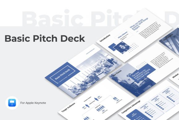 Download Basic Pitch Deck Keynote Presentation - Key Collection