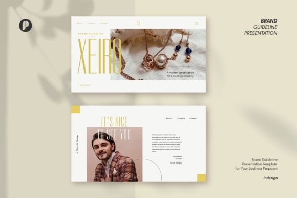 Download Brand Guideline InDesign Presentation - Design Collection