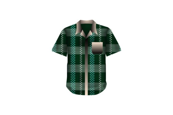 Download Casual Short Sleeve Flannel Shirt Design - Design Collection