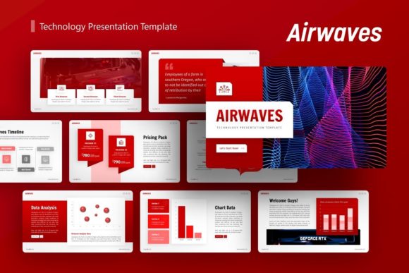 Download Presentation Template - Airwaves - Premium Resources