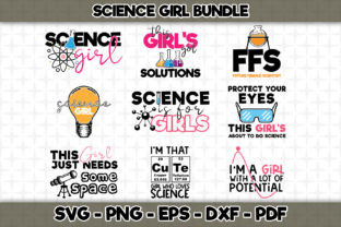 Download Science Girl Bundle - 9 Designs Included - Design Collection
