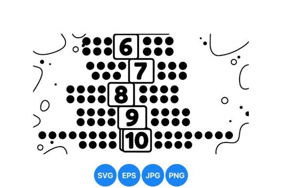 Download Minimalist Number Dot Grid Design - Design Collection