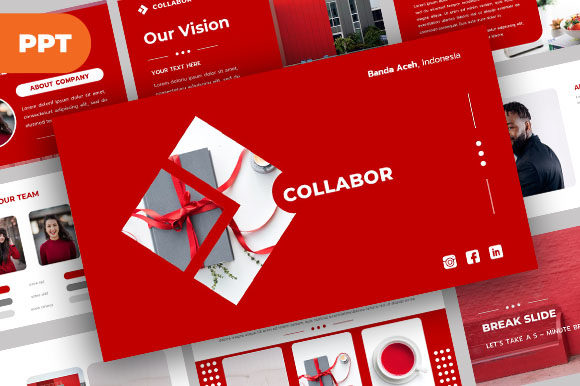Download Collabor Keynote Presentation Template - Key Collection