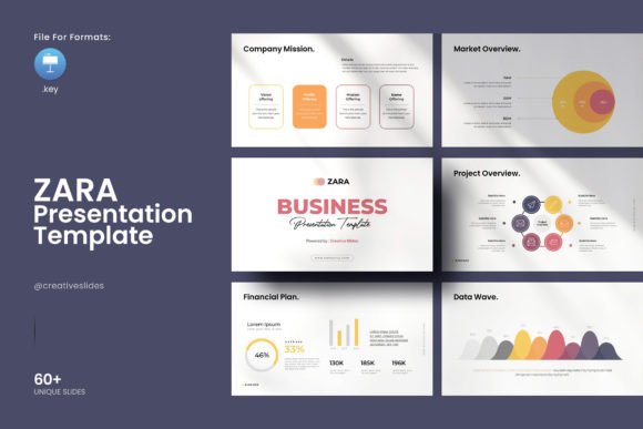 Download Zara Keynote Presentation Template - Key Collection