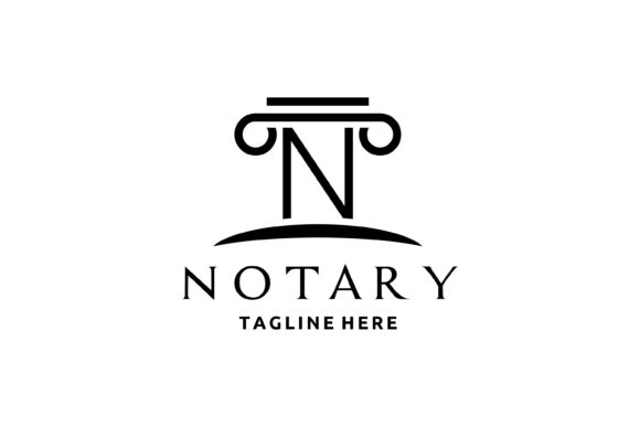 Download Law Firm Initial Letter N Logo Design - Design Collection