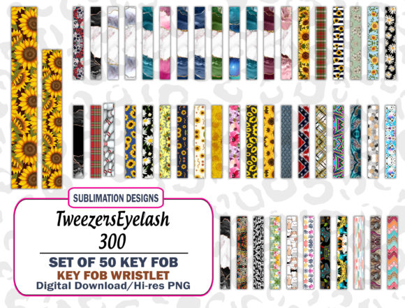 Download Key Fob Wristlet Sublimation PNG - Key Collection