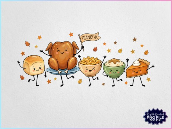 Download Thanksgiving Turkey Pumpkin Pie Doodles - Key Collection