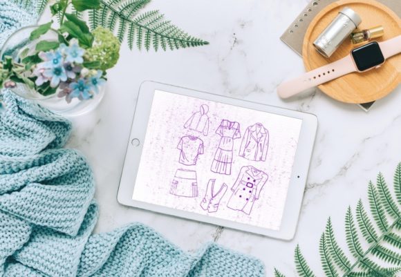 Download Line Art Clothes/Fashion Procreate V 64 - Fashion Collection
