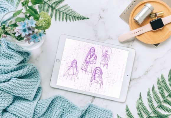 Download Line Art Clothes/Fashion Procreate V 65 - Fashion Collection