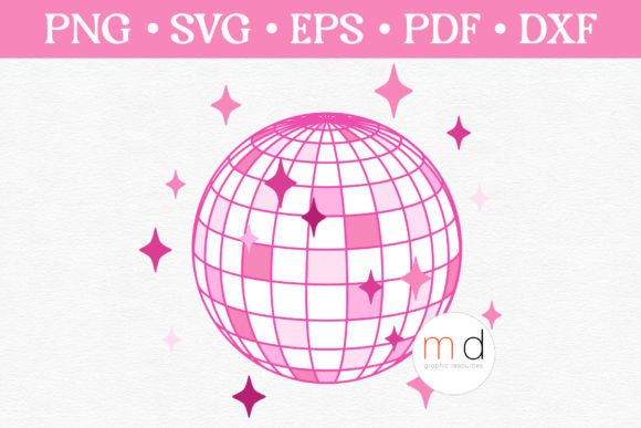 Download Cute Pink Disco Ball Svg Mirror Ball Png - Pink Collection