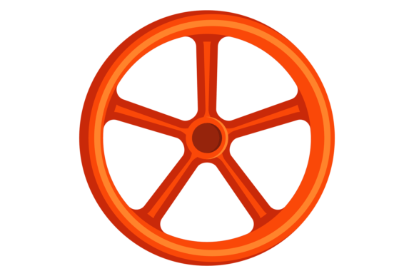 Download Valve Round Hand Wheel. Industry Cartoon - Industry Collection