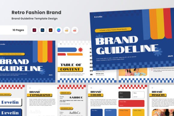 Download Retro Vintage Fashion Brand Guideline - Fashion Collection