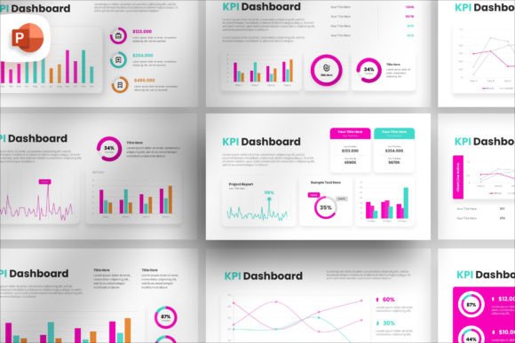 Download KPI Dashboard Infographic PowerPoint - Graphic Collection
