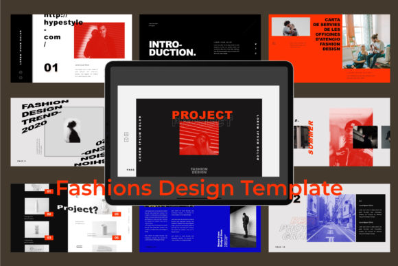 Download FASHION DESIGN Keynote Template - Key Collection