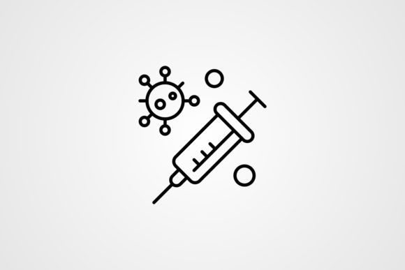Download Vector Vaccine Line Icon Design - Design Collection