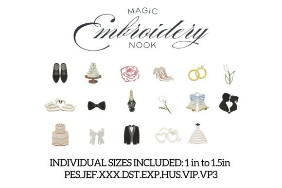 Download Mini Wedding Bundle X 17 Designs - Design Collection
