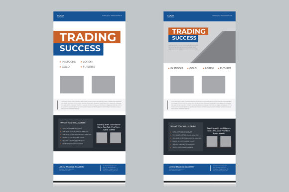 Download Finance Trading Roll Up Banner Design - Design Collection