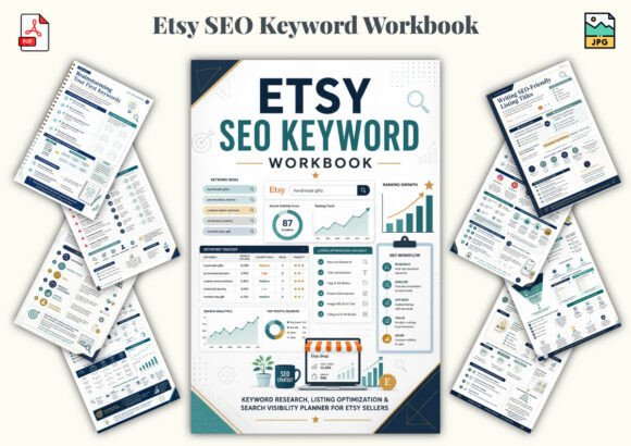 Download Etsy SEO Keyword Workbook - Key Collection