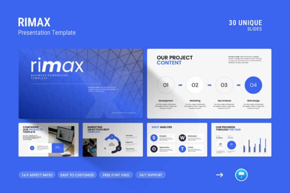 Download Rimax Keynote Presentation Template - Key Collection