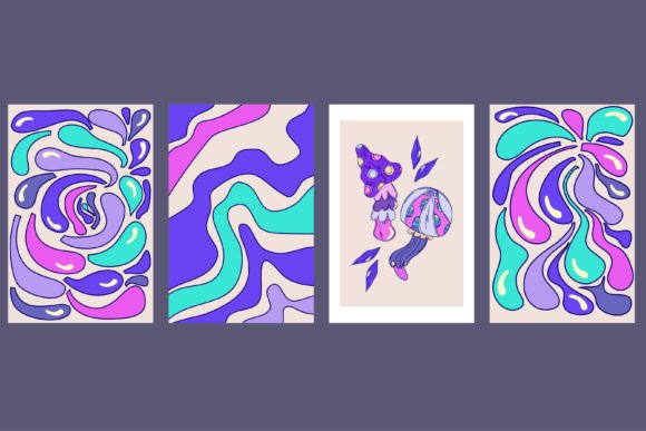 Download Trippy Psychedelic Poster for Design - Design Collection