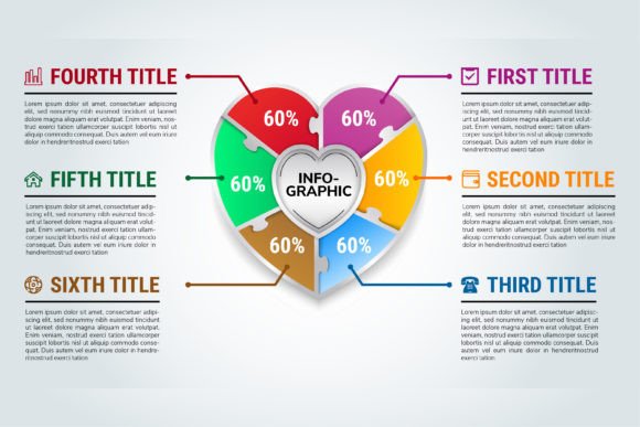 Download Love Infographic Six Part - Graphic Collection