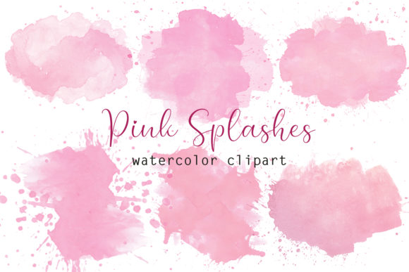 Download Splash Pink  Brush Stroke Clipart - Pink Collection