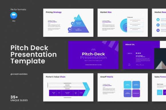 Download Pitch Deck Keynote Template - Key Collection
