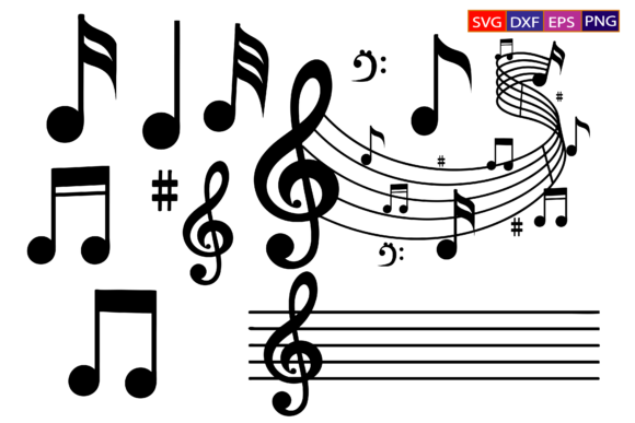 Download Music Notes SVG,music Keys Bundle - Key Collection