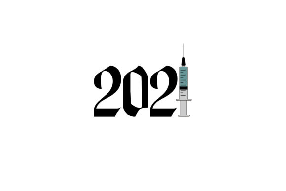 Download New Year and Corona Virus Vaccine Design - Design Collection